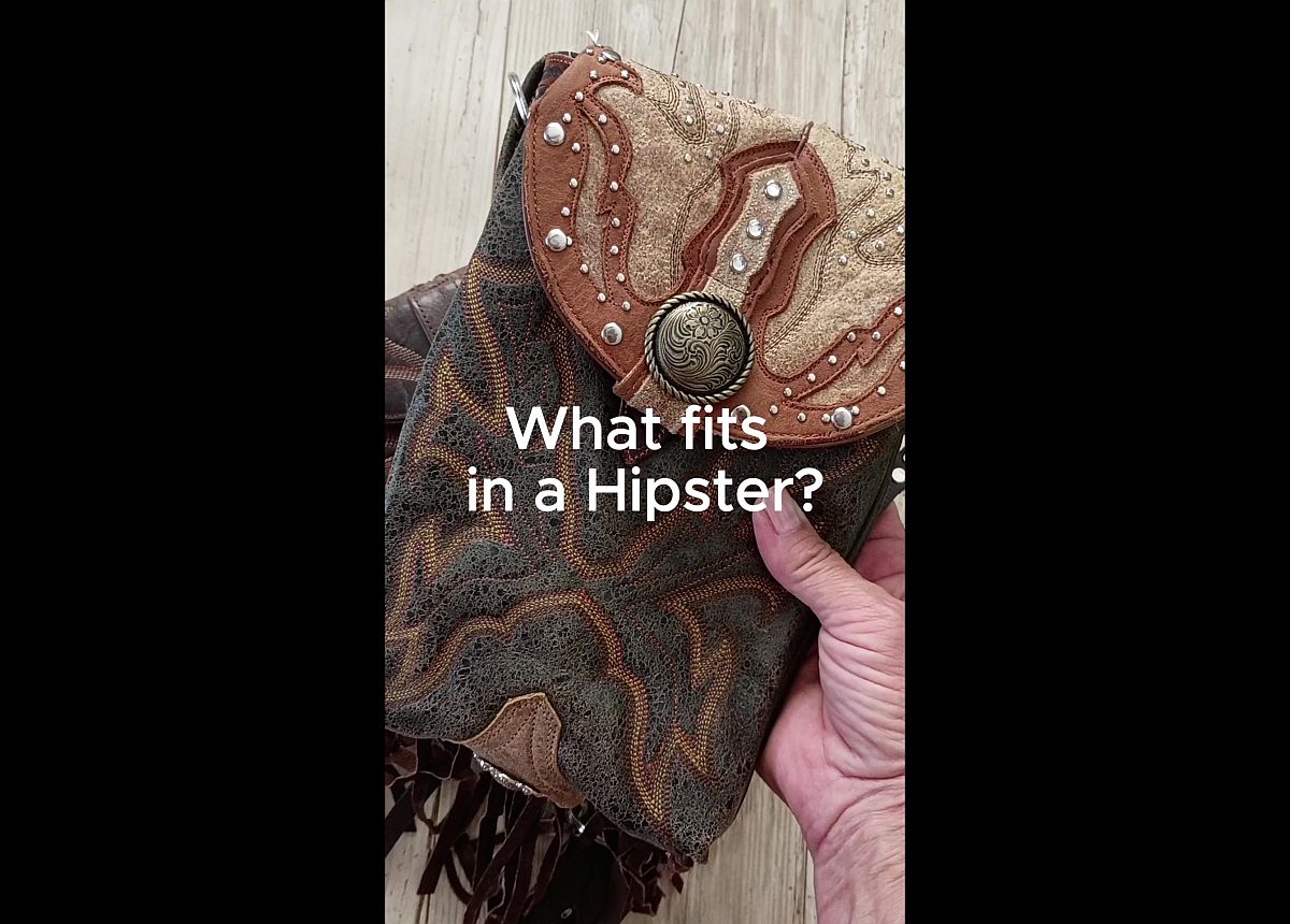 Load video: all the things that fit in a hipster crossbody