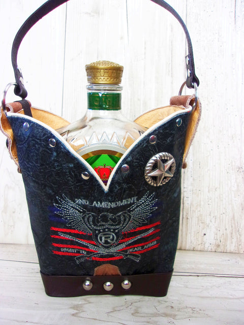 Cowboy Boot Whiskey Tote CR209