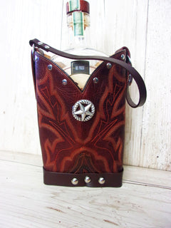 Cowboy Boot Whiskey Tote CR216