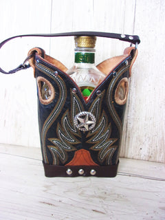 Cowboy Boot Whiskey Tote CR220