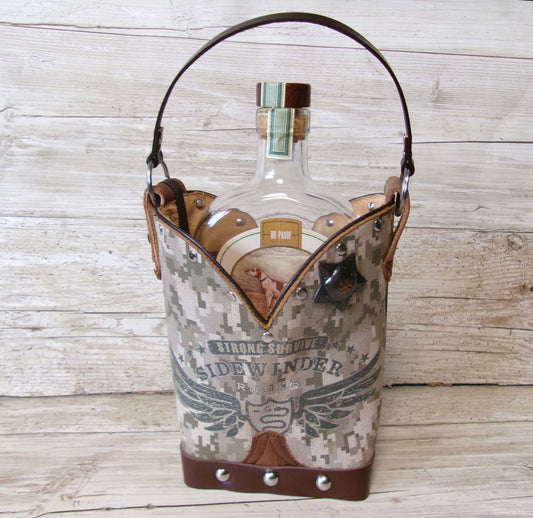 Cowboy Boot Whiskey Tote CR228