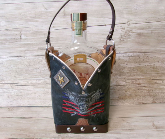 Cowboy Boot Whiskey Tote CR232