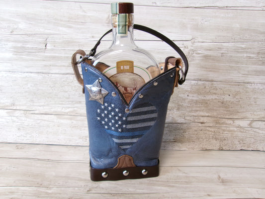 Cowboy Boot Whiskey Tote CR242