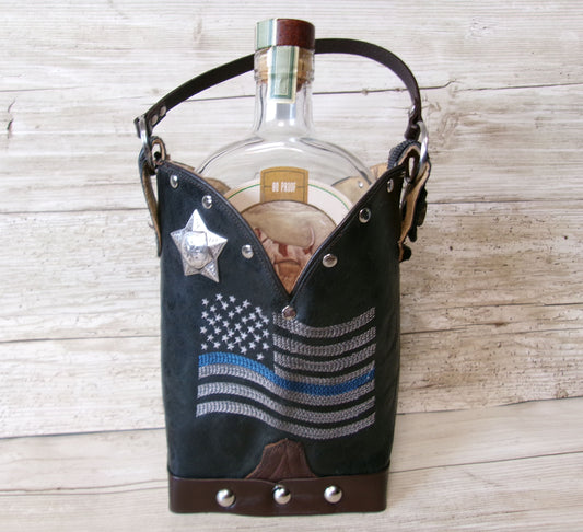 Cowboy Boot Whiskey Tote CR244