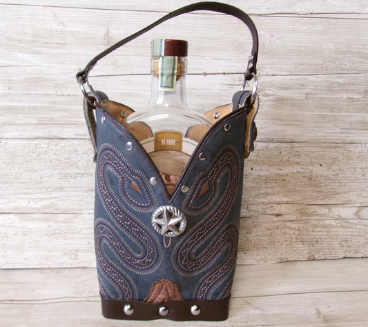 Cowboy Boot Whiskey Tote CR246