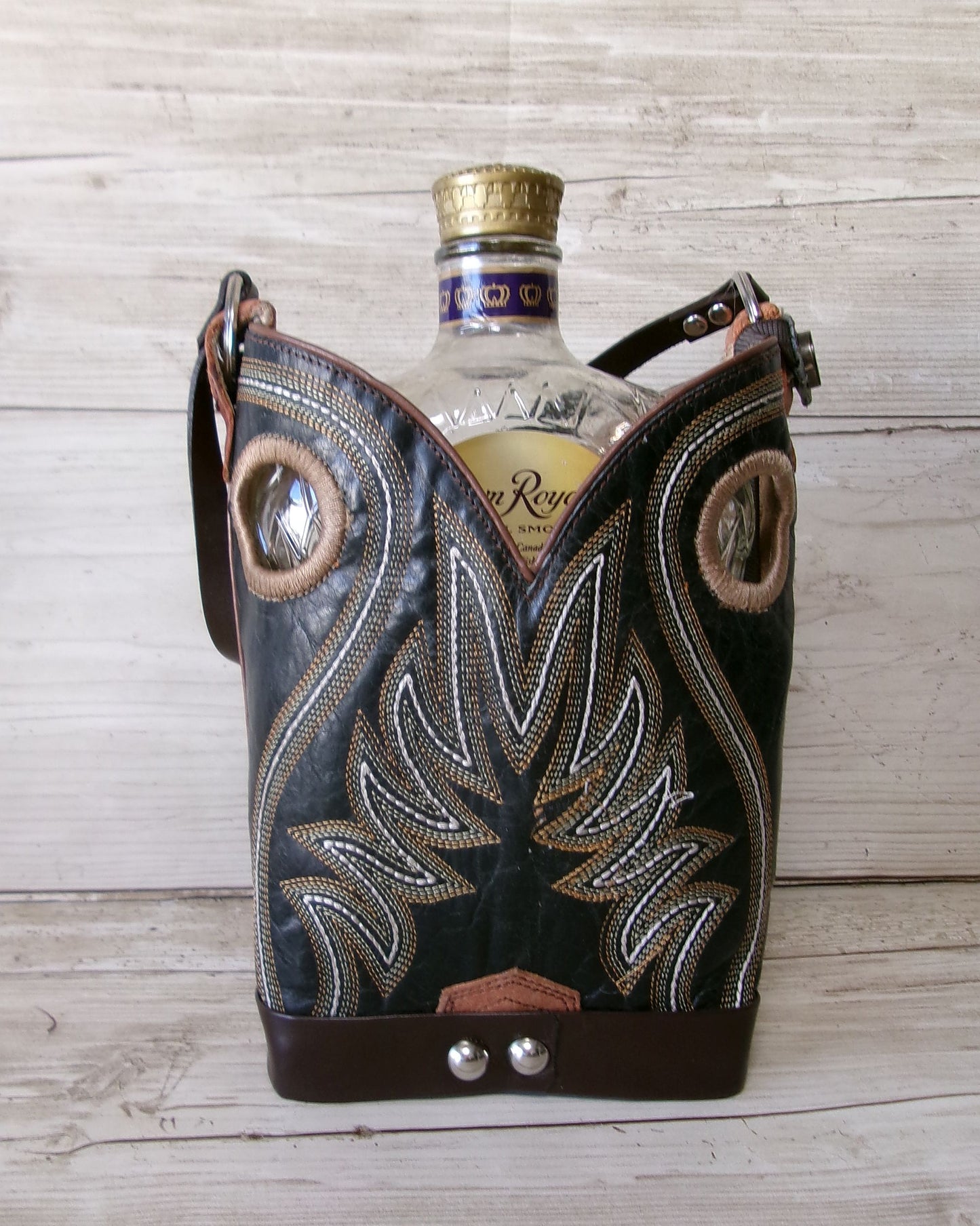 Cowboy Boot Whiskey Tote CR265
