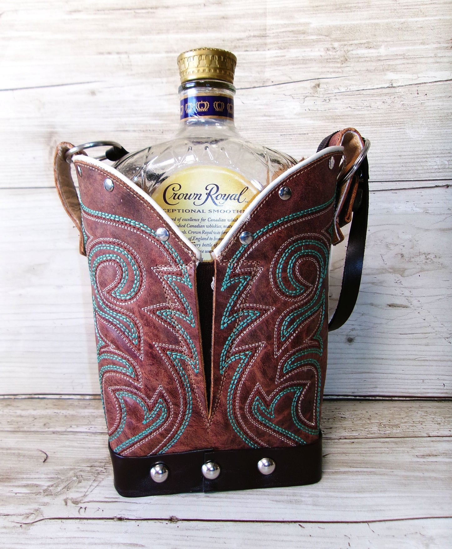 Cowboy Boot Whiskey Tote CR266