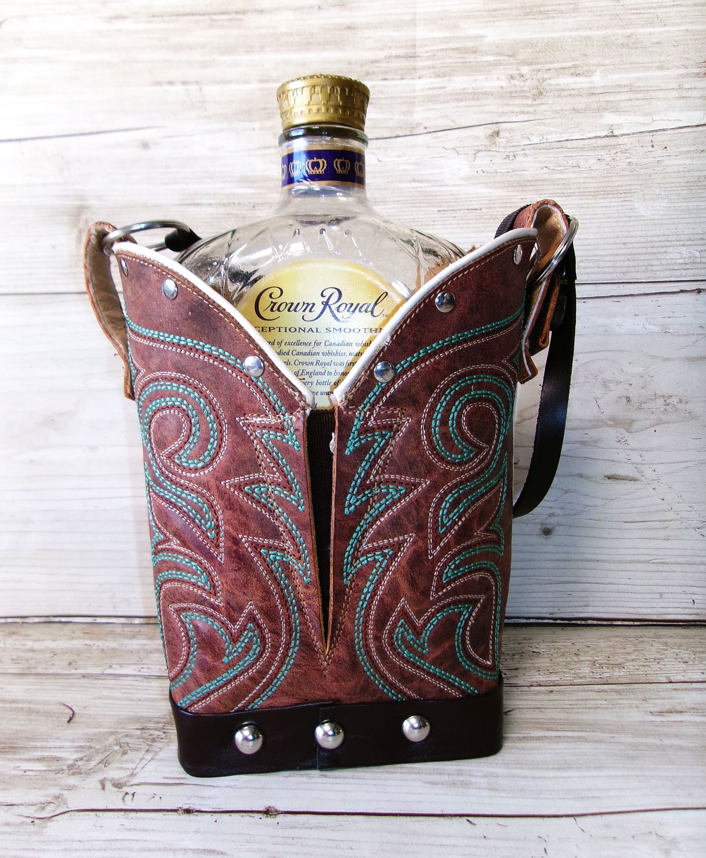 Cowboy Boot Whiskey Tote CR266