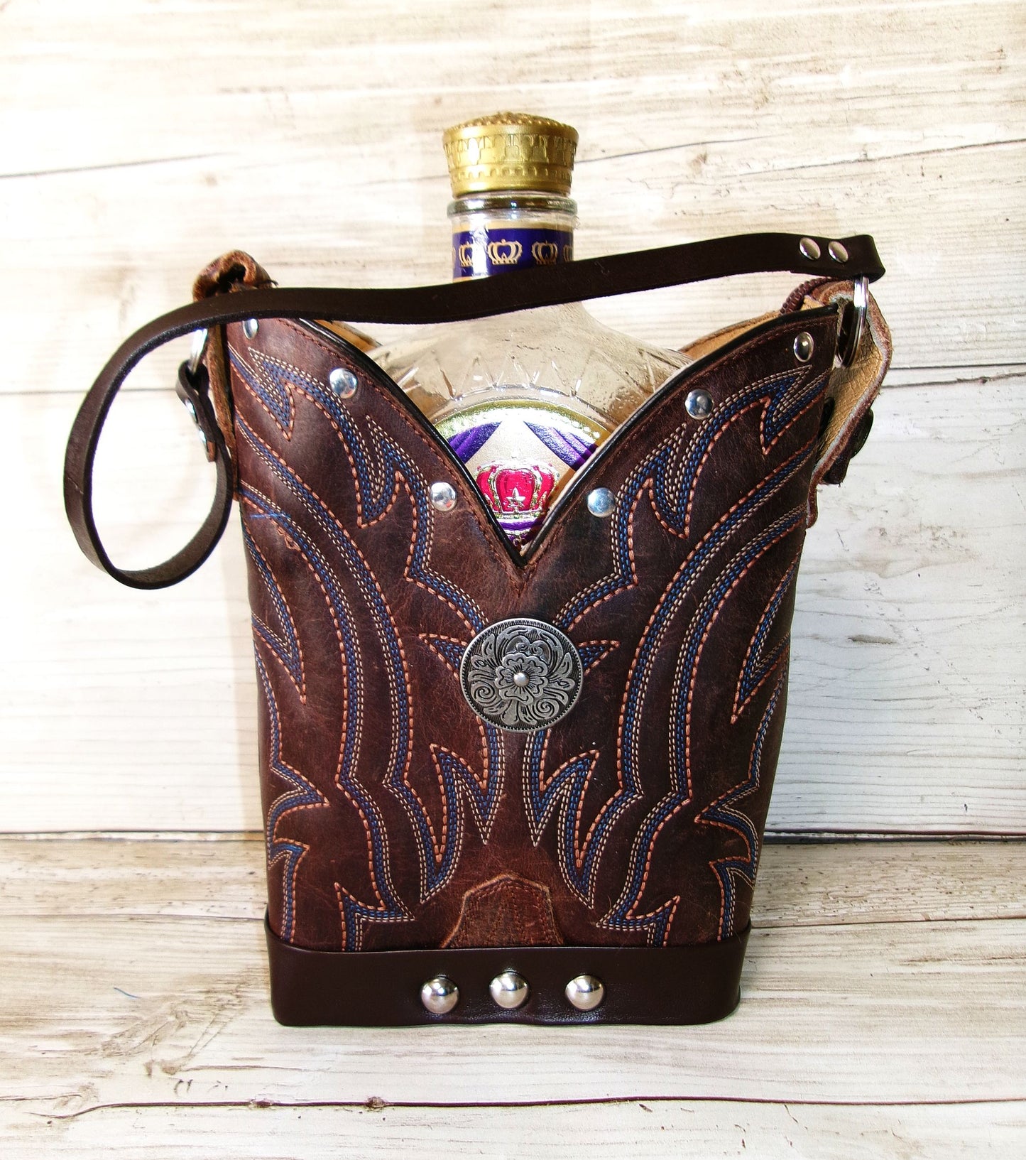 Cowboy Boot Whiskey Tote CR269
