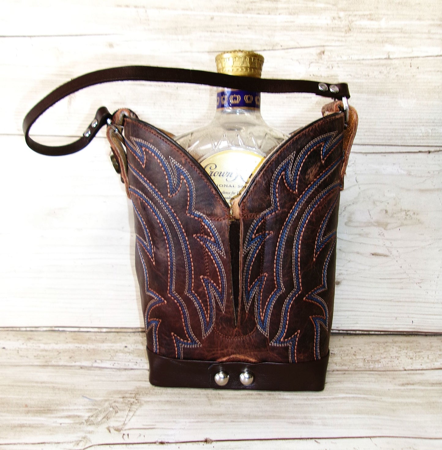 Cowboy Boot Whiskey Tote CR269