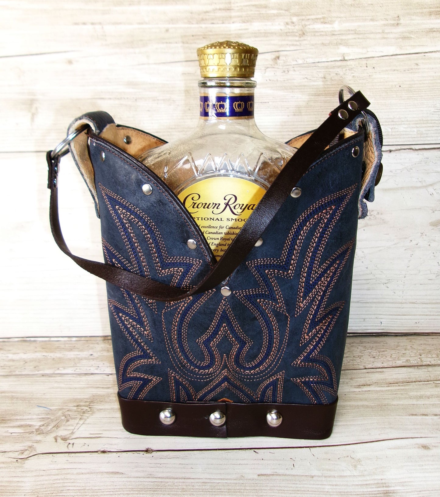 Cowboy Boot Whiskey Tote CR270