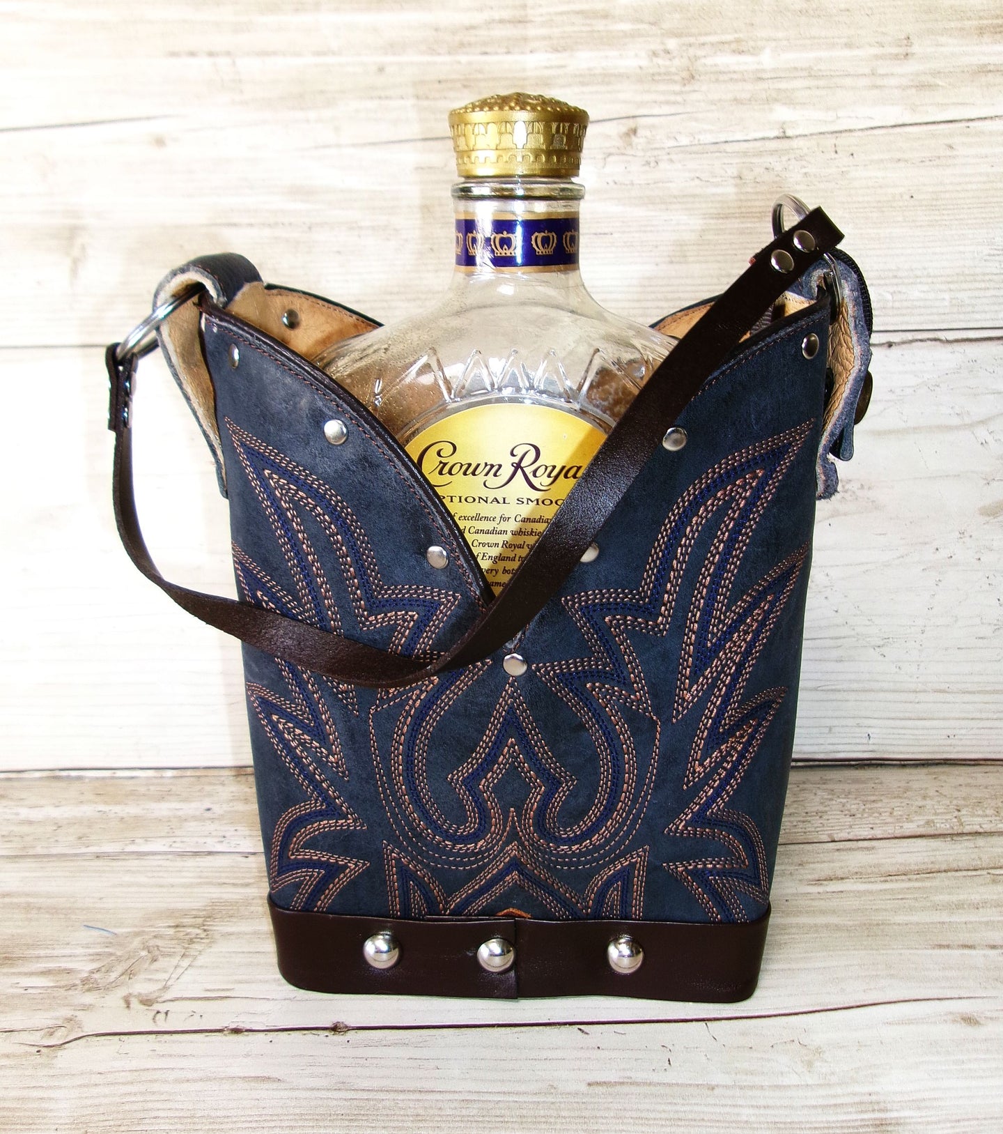 Cowboy Boot Whiskey Tote CR270