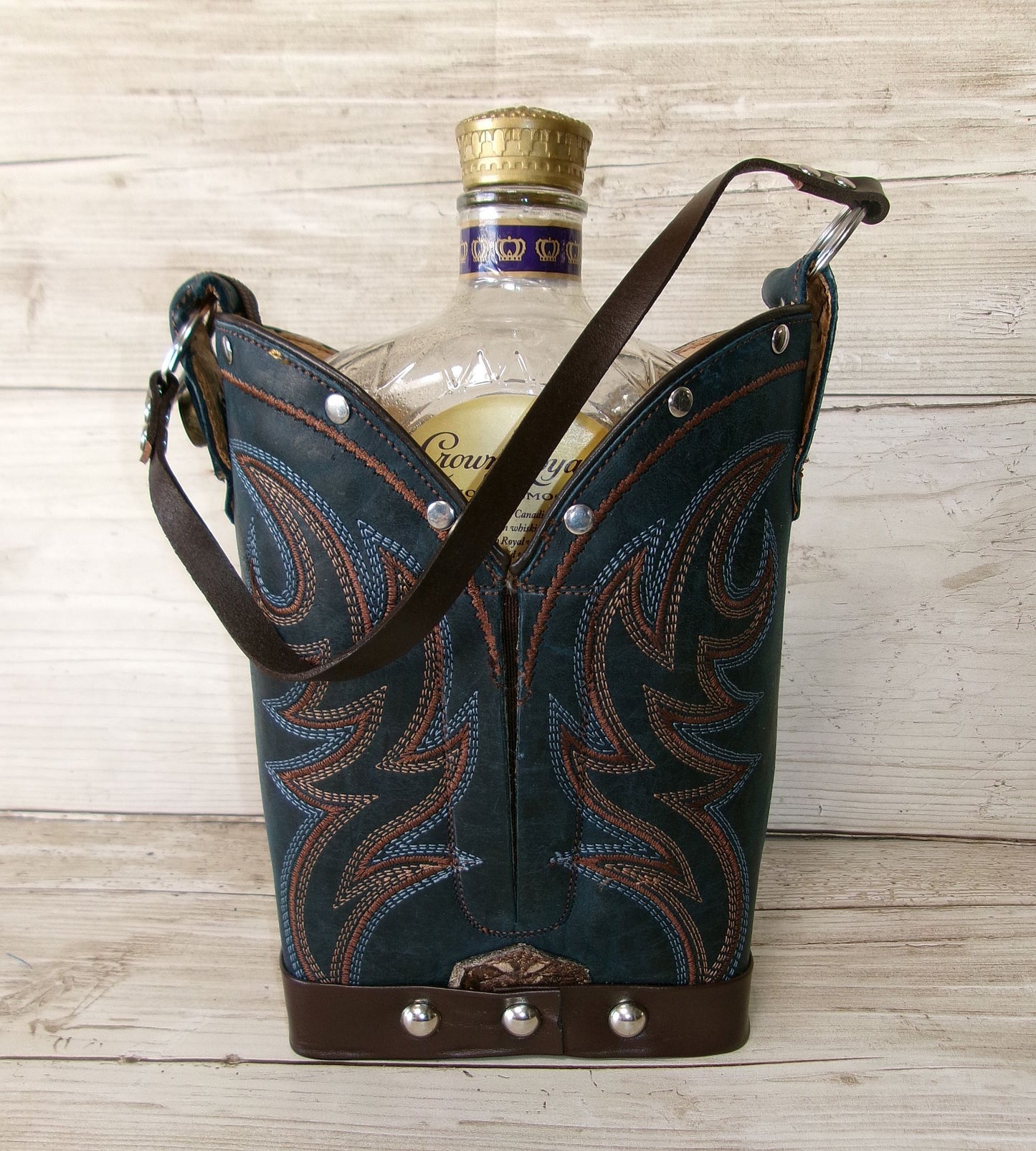 Cowboy Boot Whiskey Tote CR272