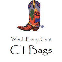 ChrisThompsonBags logo for Cowboy Boot Purses