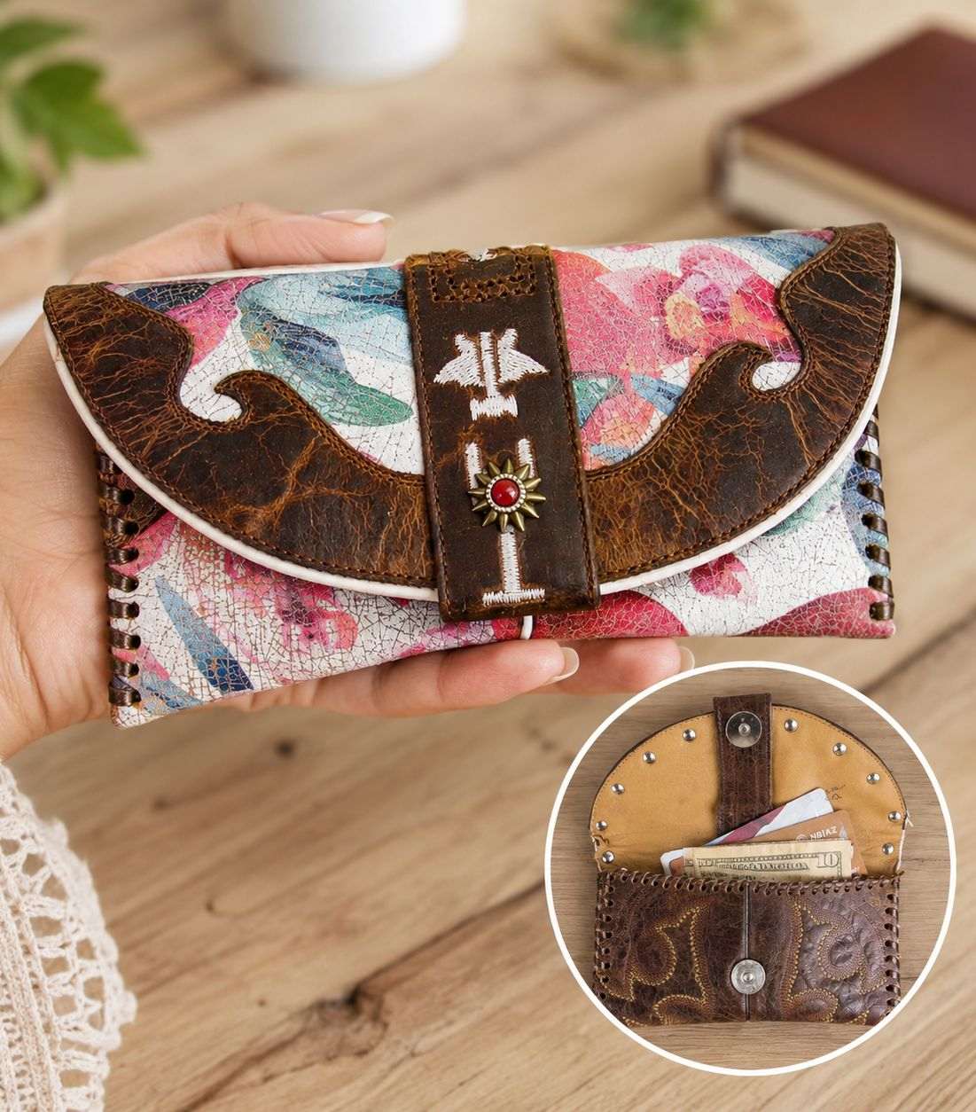 Petite Clutch wc01 handcrafted from cowboy boots. Shop Handbags, Wallets & Cases at ChrisThompsonBags.com and buy the best ["credit card","mini","Small","wallet"] at Chris Thompson Bags.