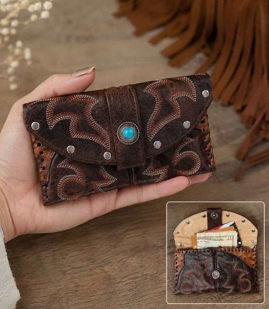 Petite Clutch wc03 handcrafted from cowboy boots. Shop Handbags, Wallets & Cases at ChrisThompsonBags.com and buy the best ["credit card","mini","Small","wallet"] at Chris Thompson Bags.