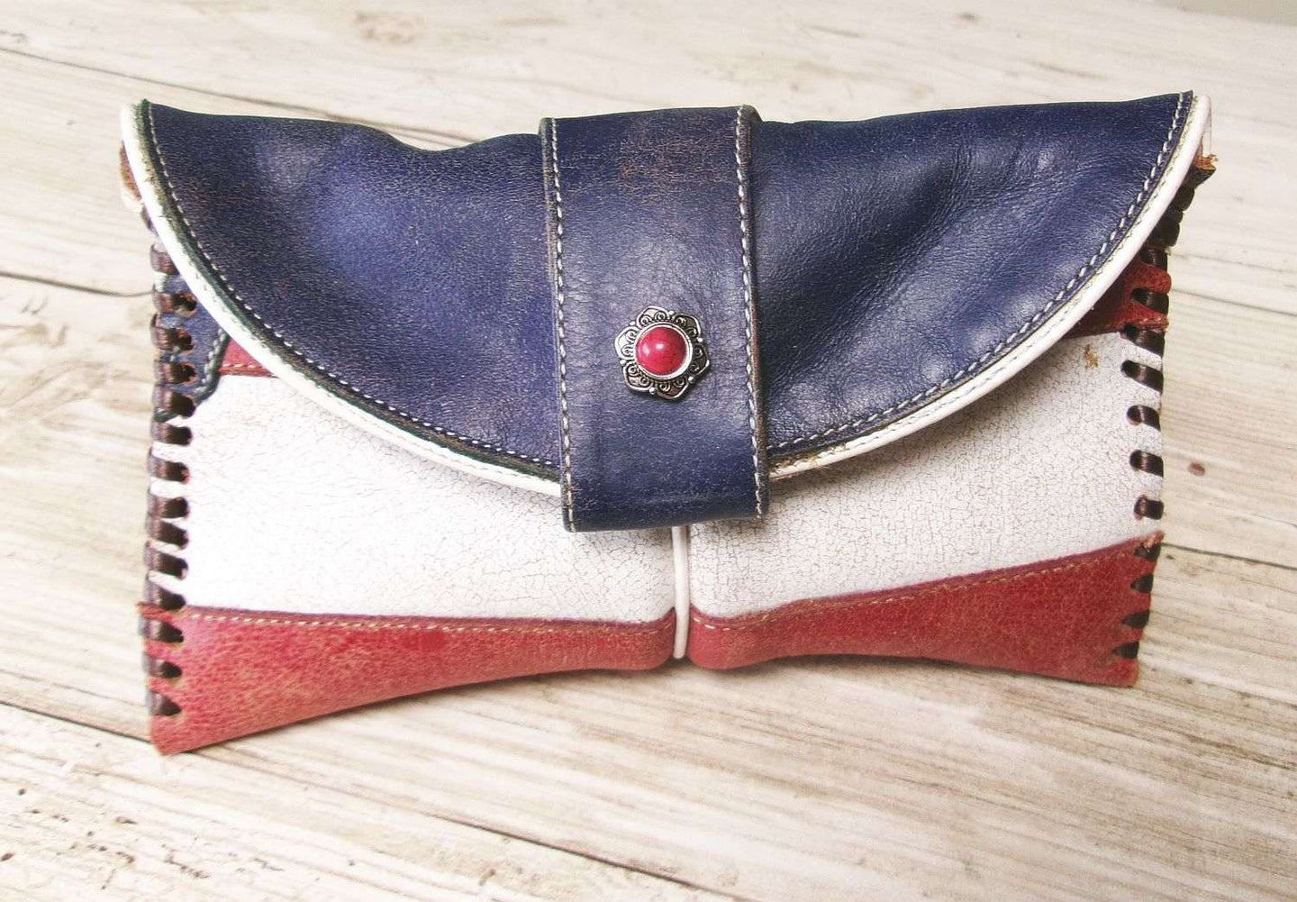 Petite Clutch wc07 handcrafted from cowboy boots. Shop Handbags, Wallets & Cases at ChrisThompsonBags.com and buy the best ["credit card","mini","Small","wallet"] at Chris Thompson Bags.