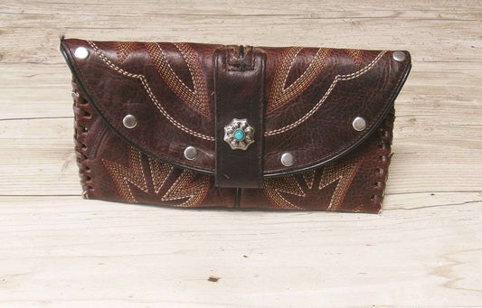 Petite Clutch wc09 handcrafted from cowboy boots. Shop Handbags, Wallets & Cases at ChrisThompsonBags.com and buy the best ["credit card","mini","Small","wallet"] at Chris Thompson Bags.