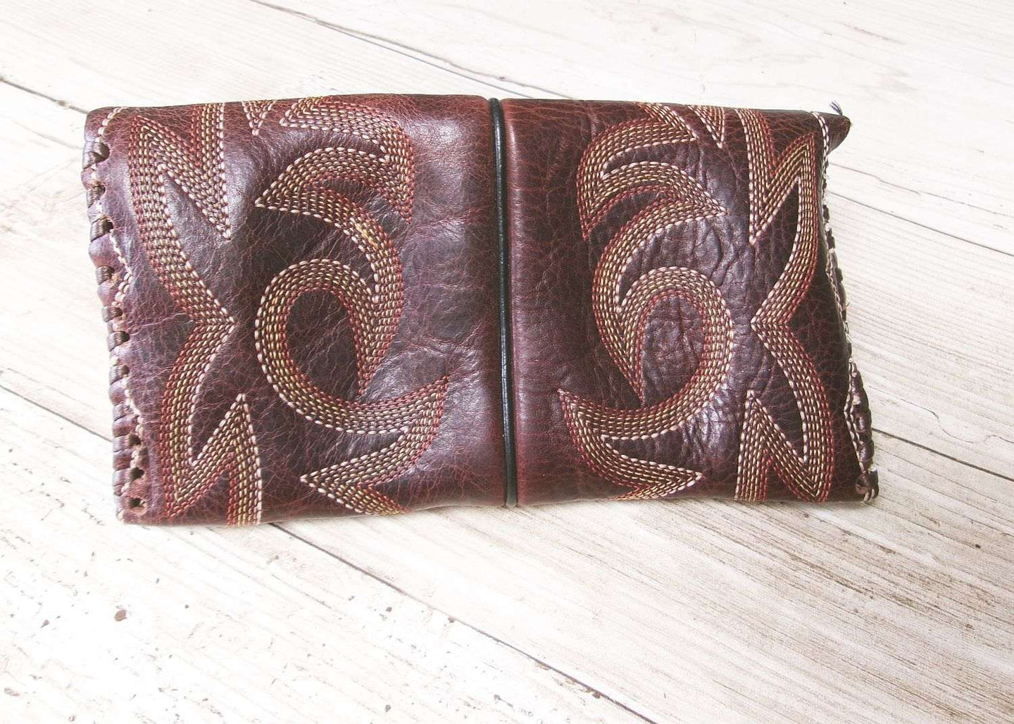 Petite Clutch wc10 handcrafted from cowboy boots. Shop Handbags, Wallets & Cases at ChrisThompsonBags.com and buy the best ["credit card","mini","Small","wallet"] at Chris Thompson Bags.