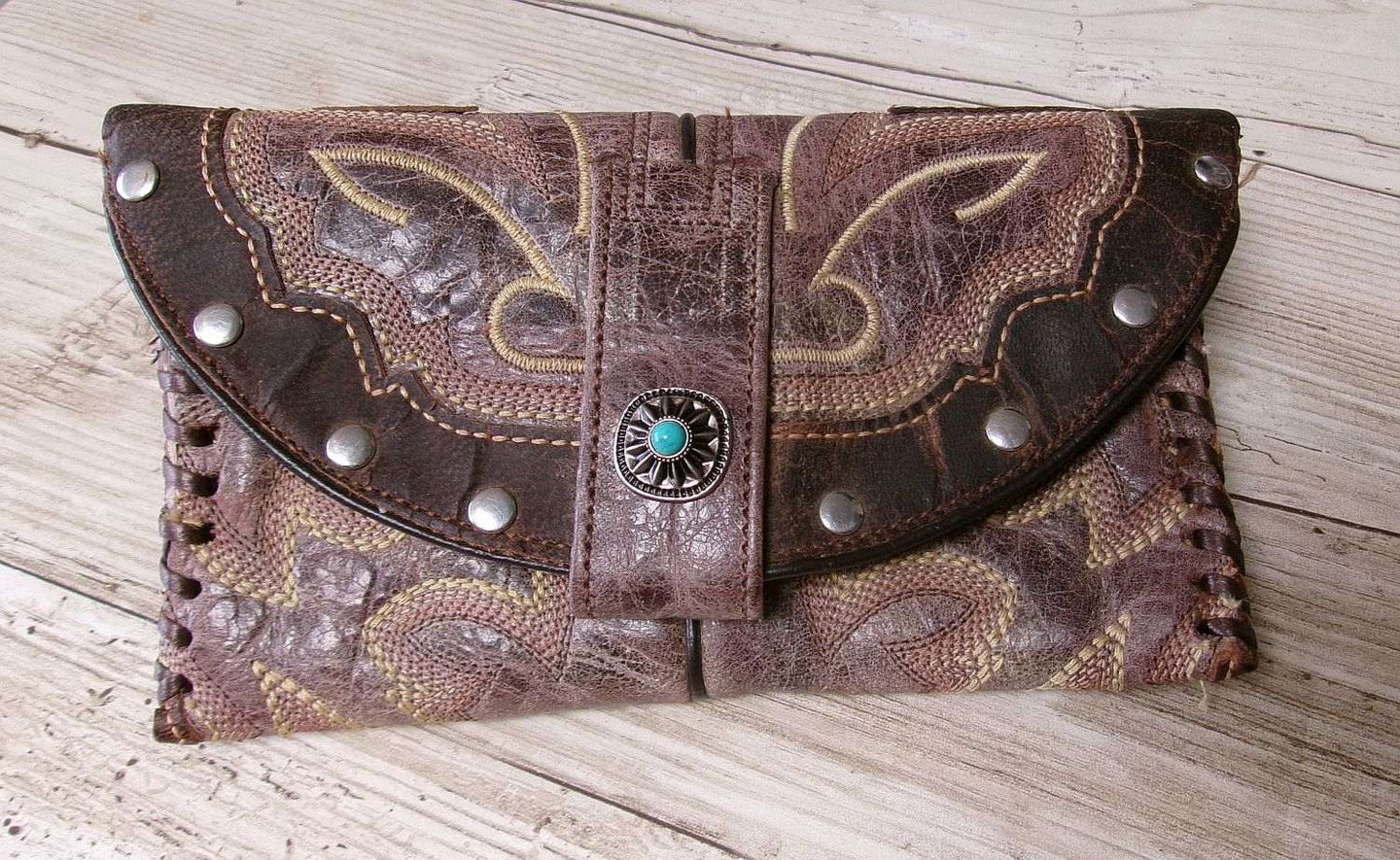 Petite Clutch wc12 handcrafted from cowboy boots. Shop Handbags, Wallets & Cases at ChrisThompsonBags.com and buy the best ["credit card","mini","Small","wallet"] at Chris Thompson Bags.