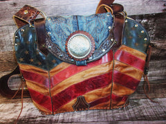 Double Cowboy Boot Purse DB322