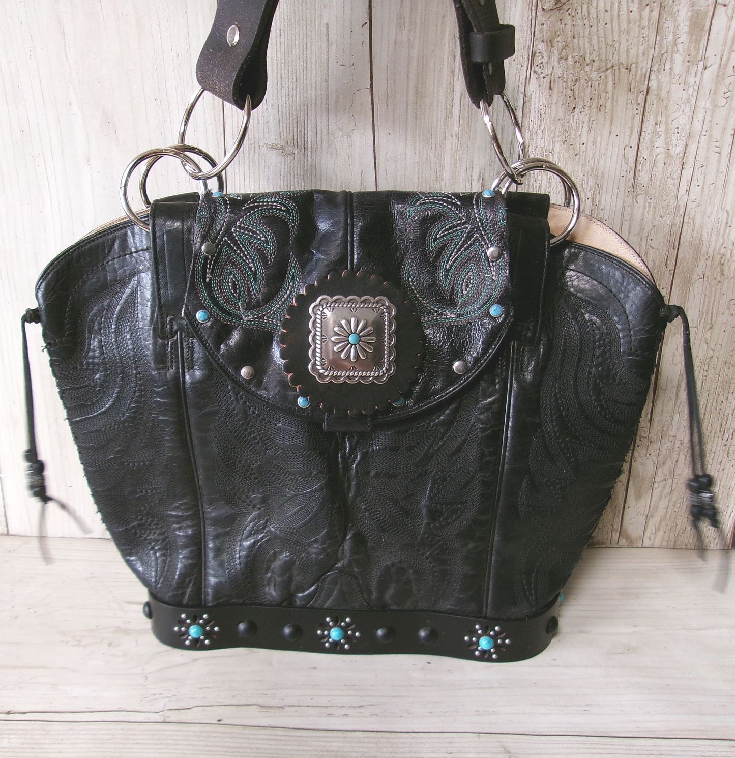 Double Cowboy Boot Purse DB330