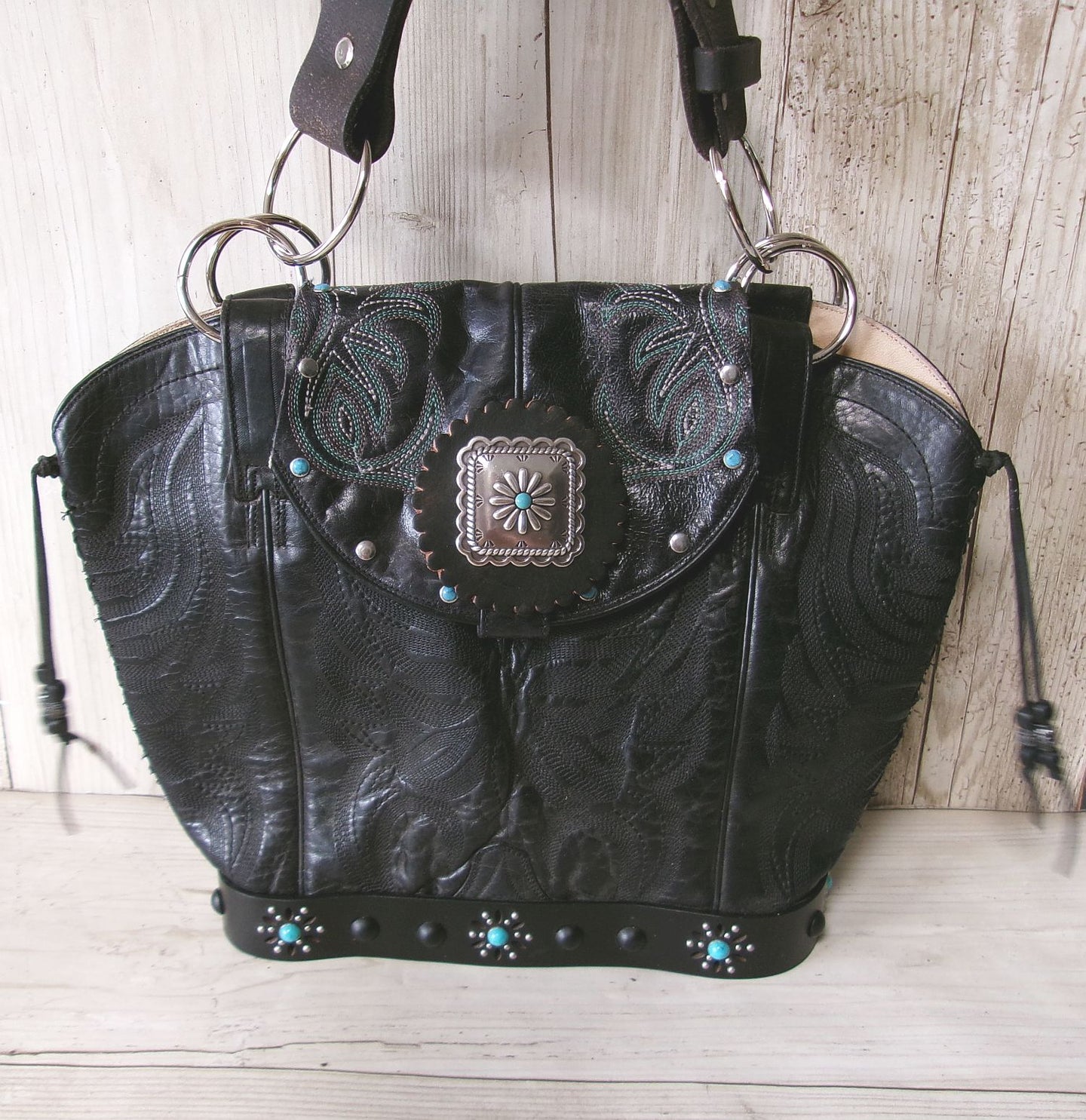 Double Cowboy Boot Purse DB330