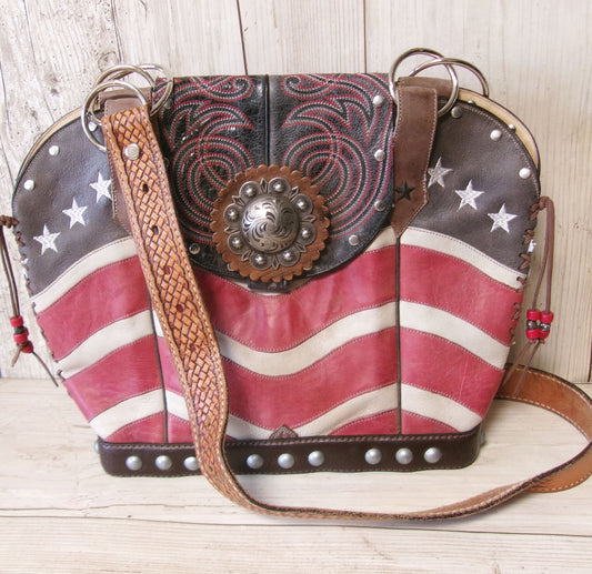 Double Cowboy Boot Purse DB331