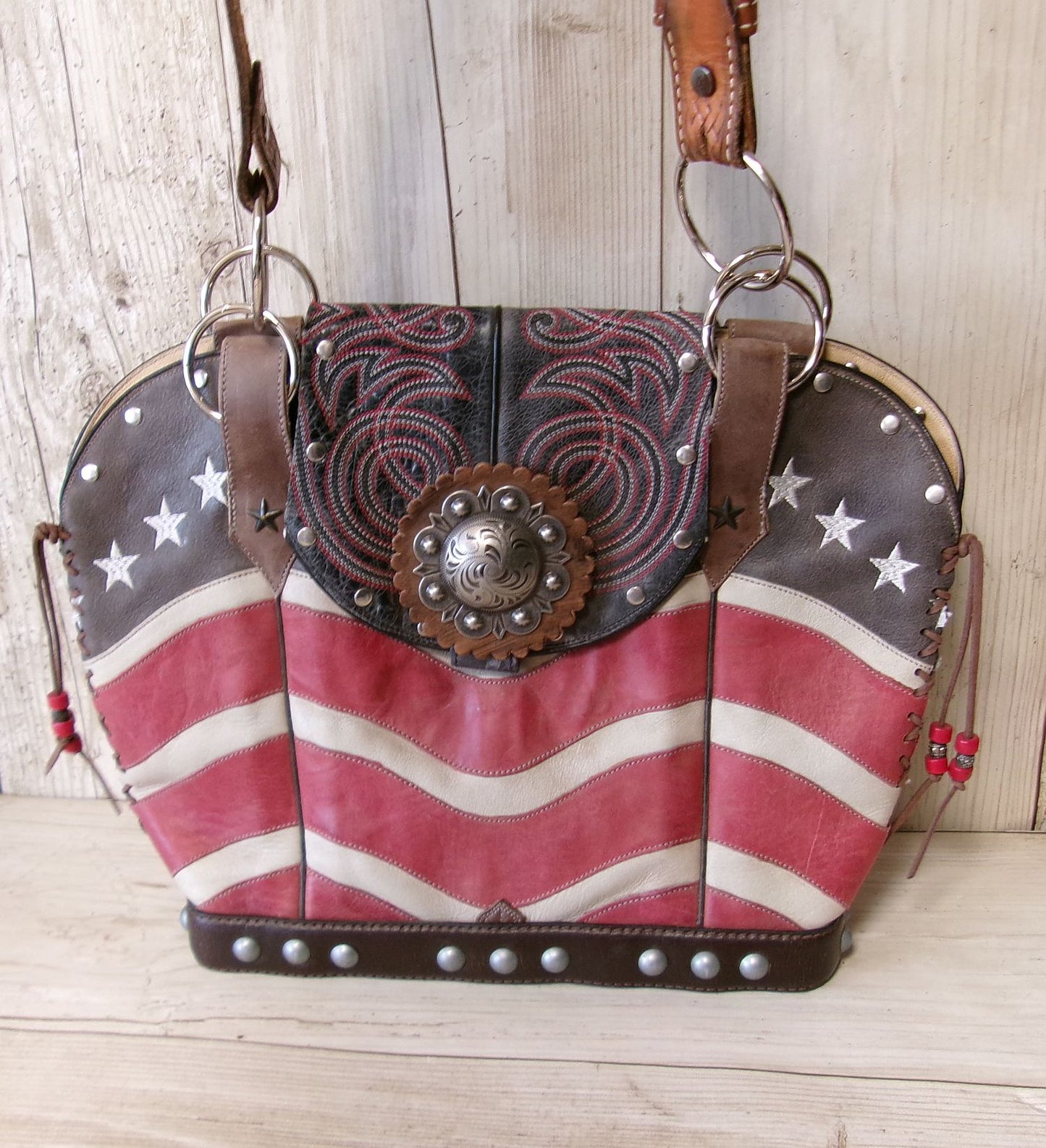 Double Cowboy Boot Purse DB331