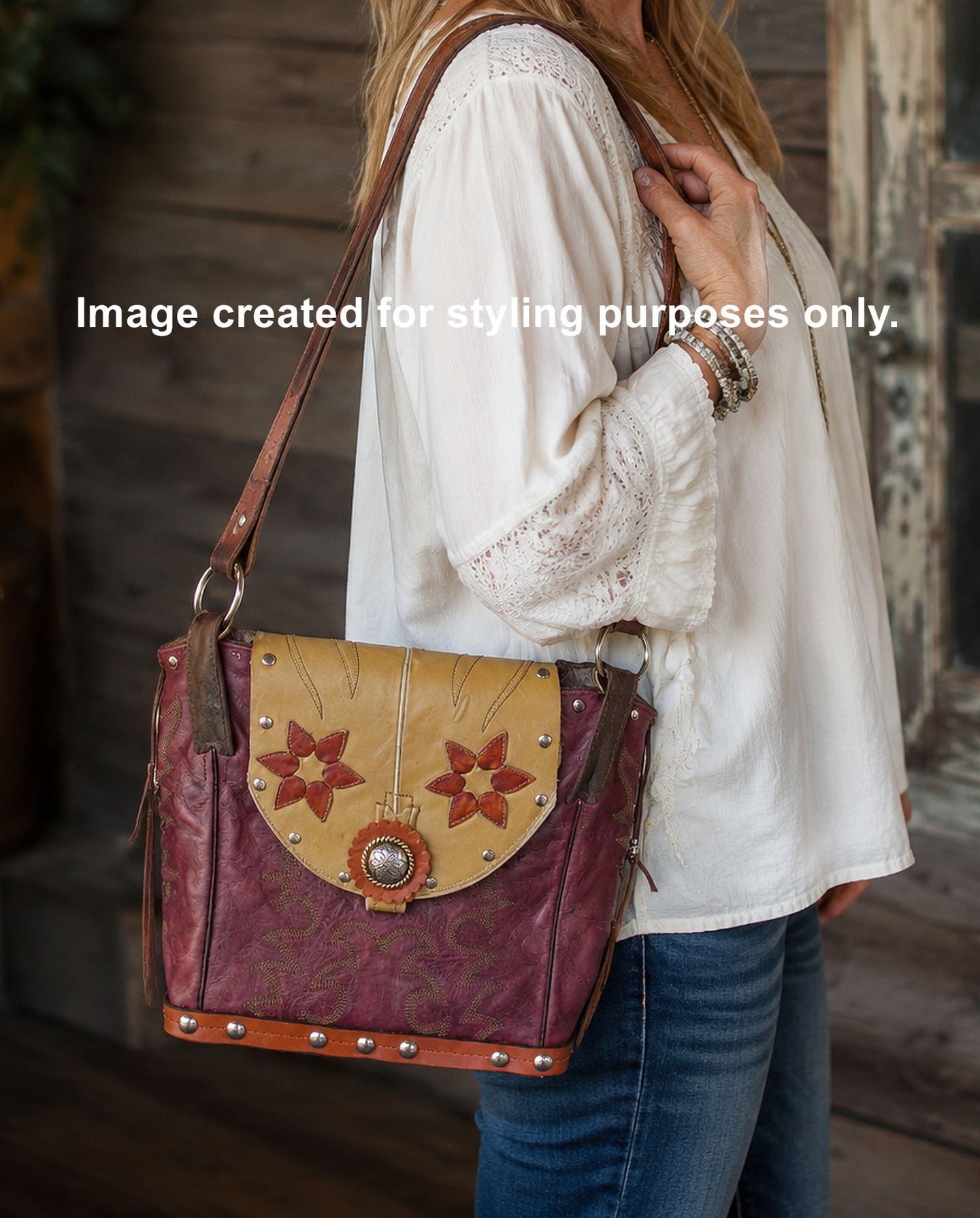 Double Cowboy Boot Purse DB334