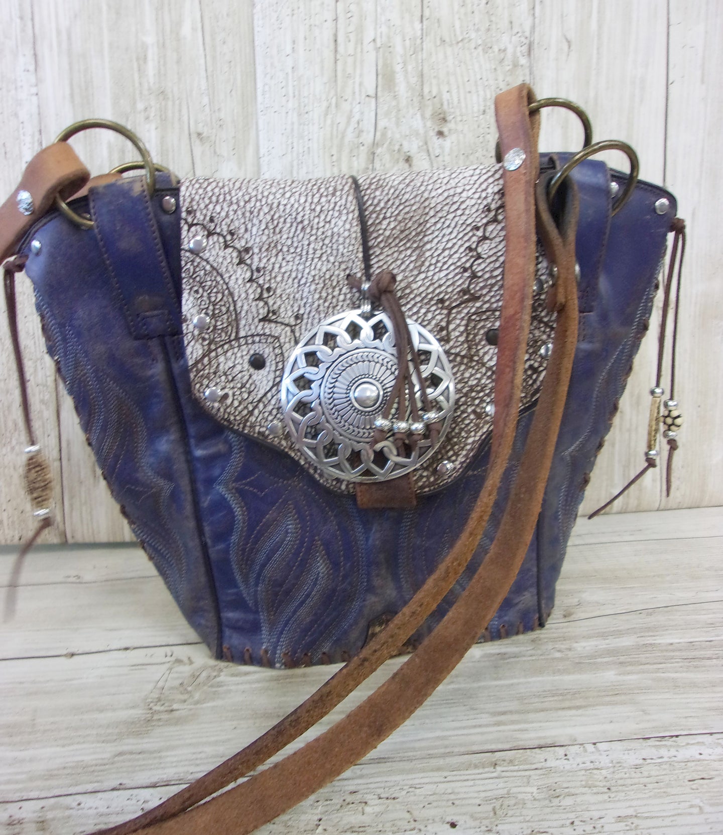 Double Cowboy Boot Purse DB335