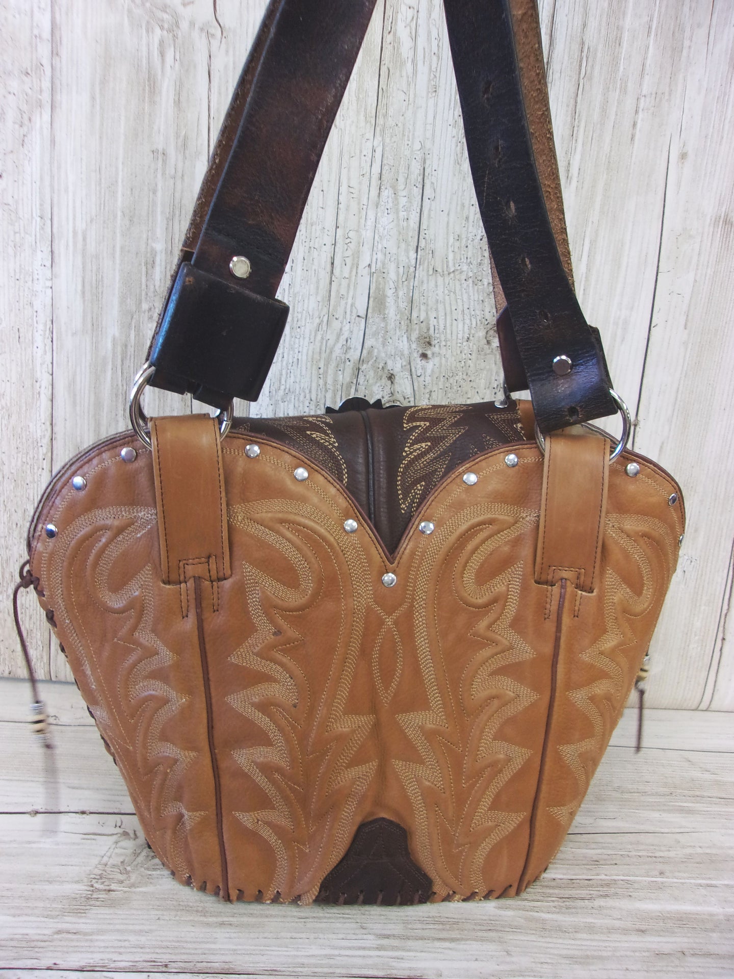 Double Cowboy Boot Purse DB336