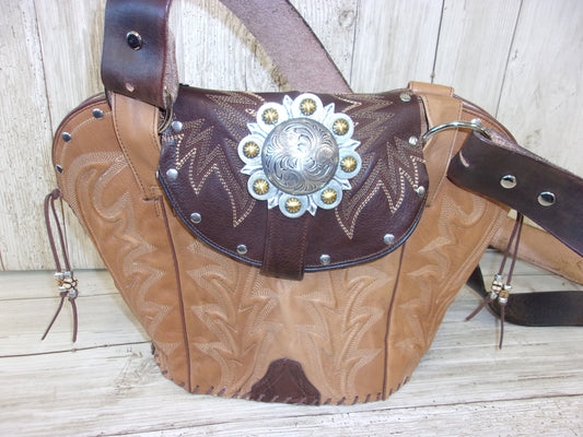 Double Cowboy Boot Purse DB336