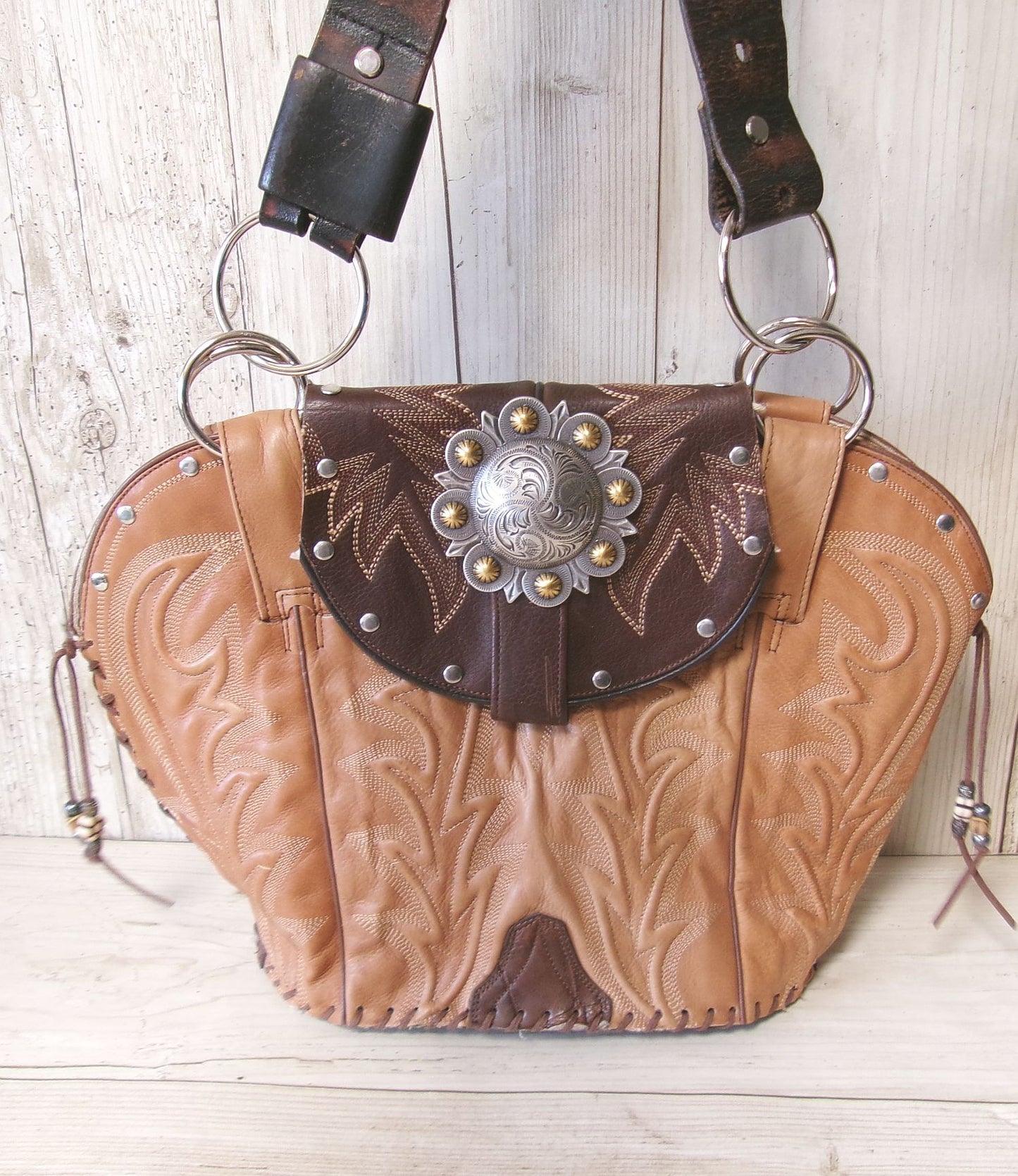 Double Cowboy Boot Purse DB336