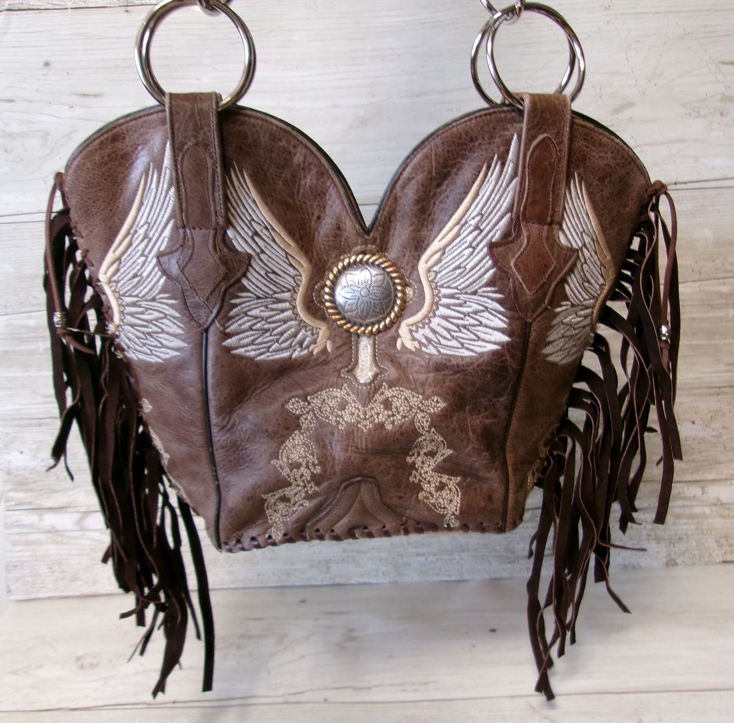 Double Cowboy Boot Purse DB352