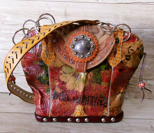 Double Cowboy Boot Purse DB363