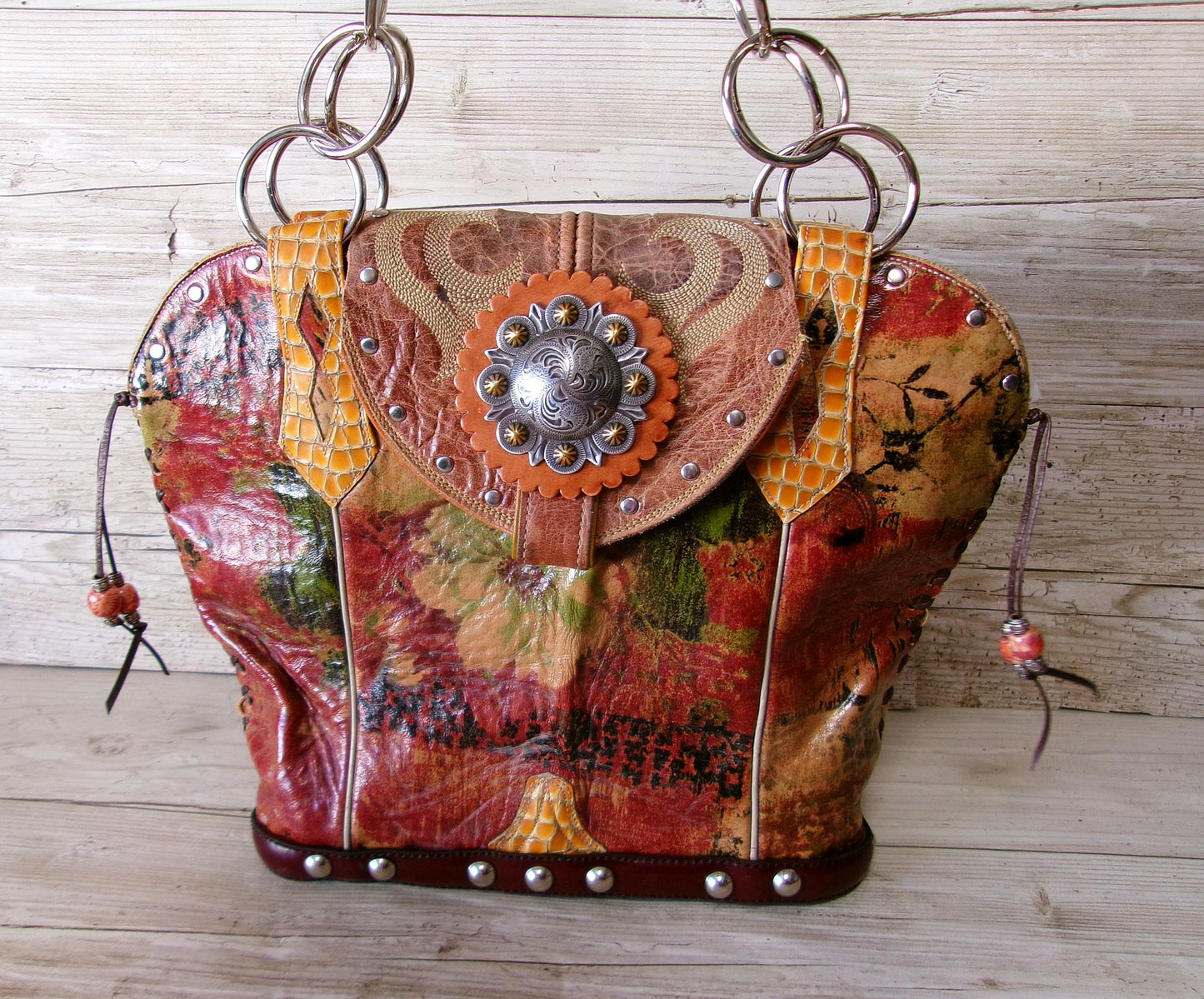 Double Cowboy Boot Purse DB363