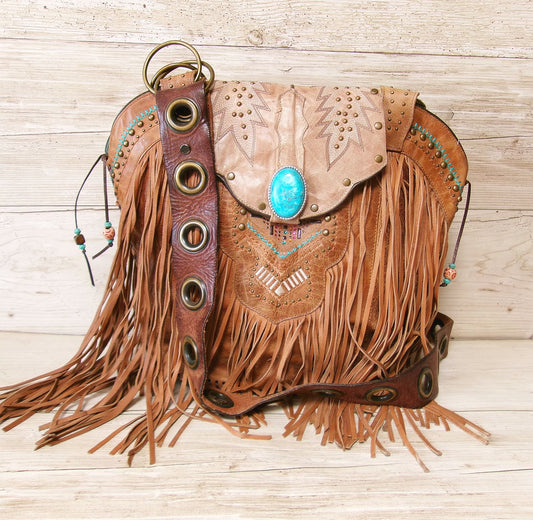 Double Cowboy Boot Purse DB364