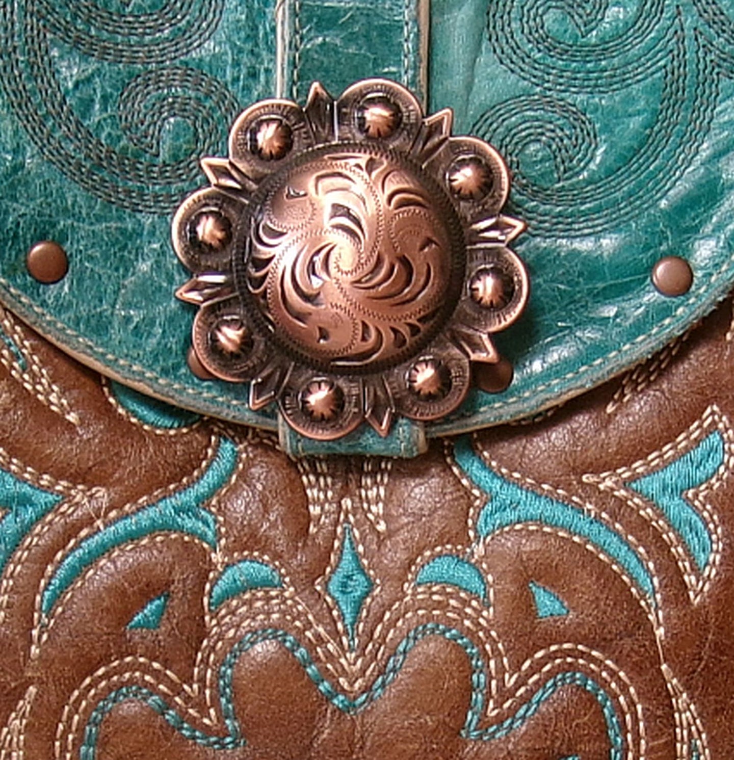 Double Cowboy Boot Purse DB365