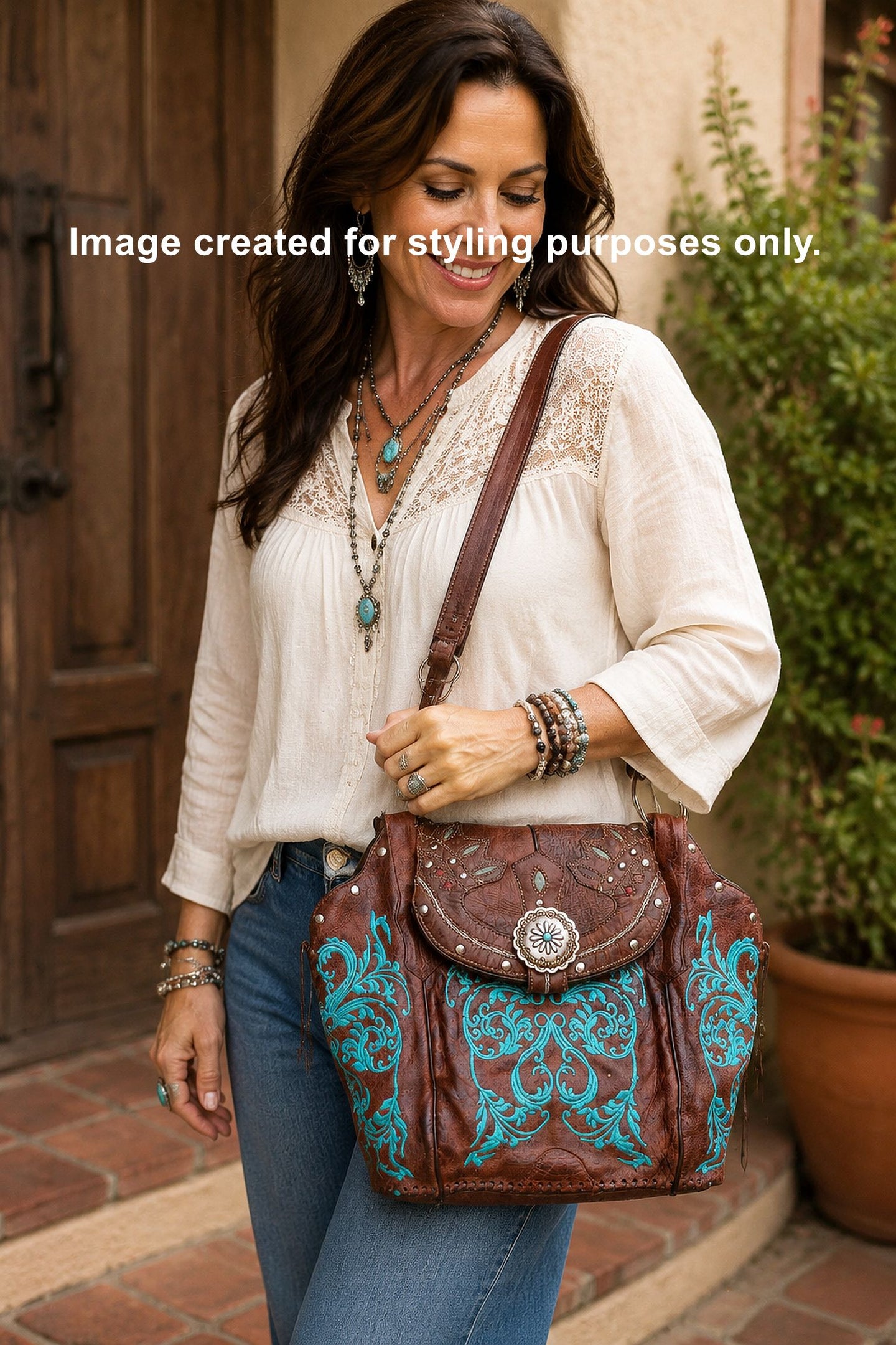 Double Cowboy Boot Purse DB369