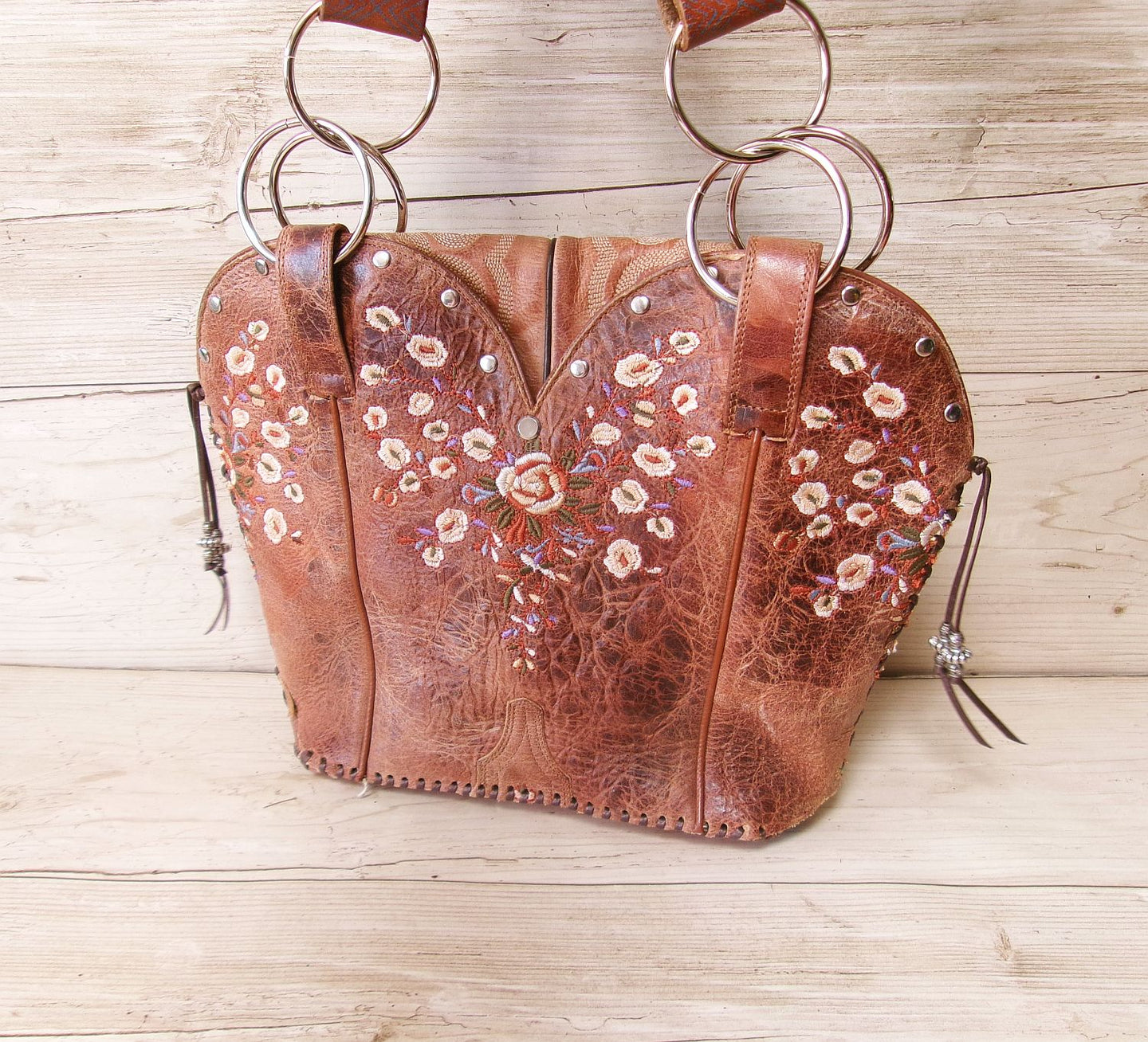 Double Cowboy Boot Purse DB366