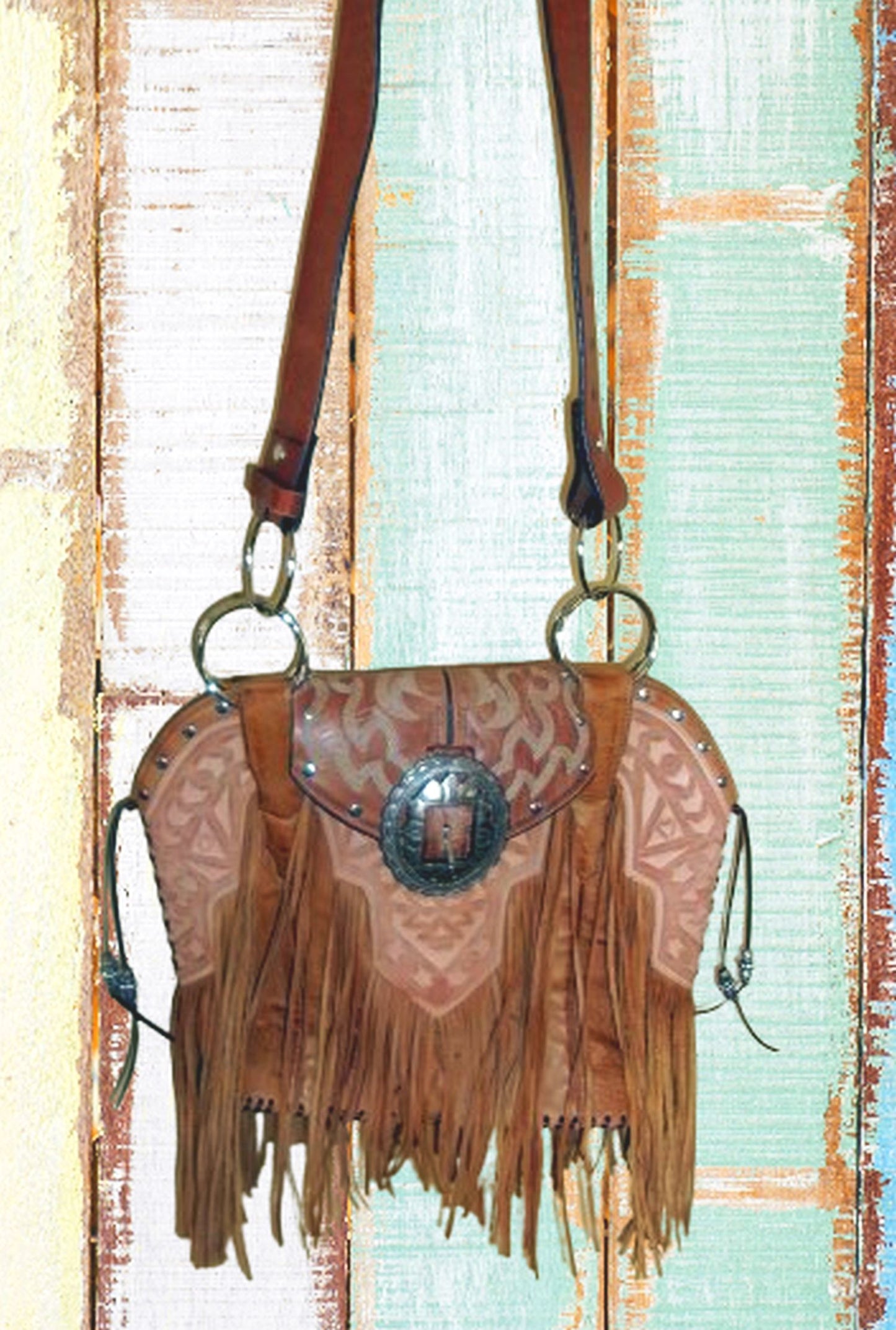 Double Cowboy Boot Purse DB367