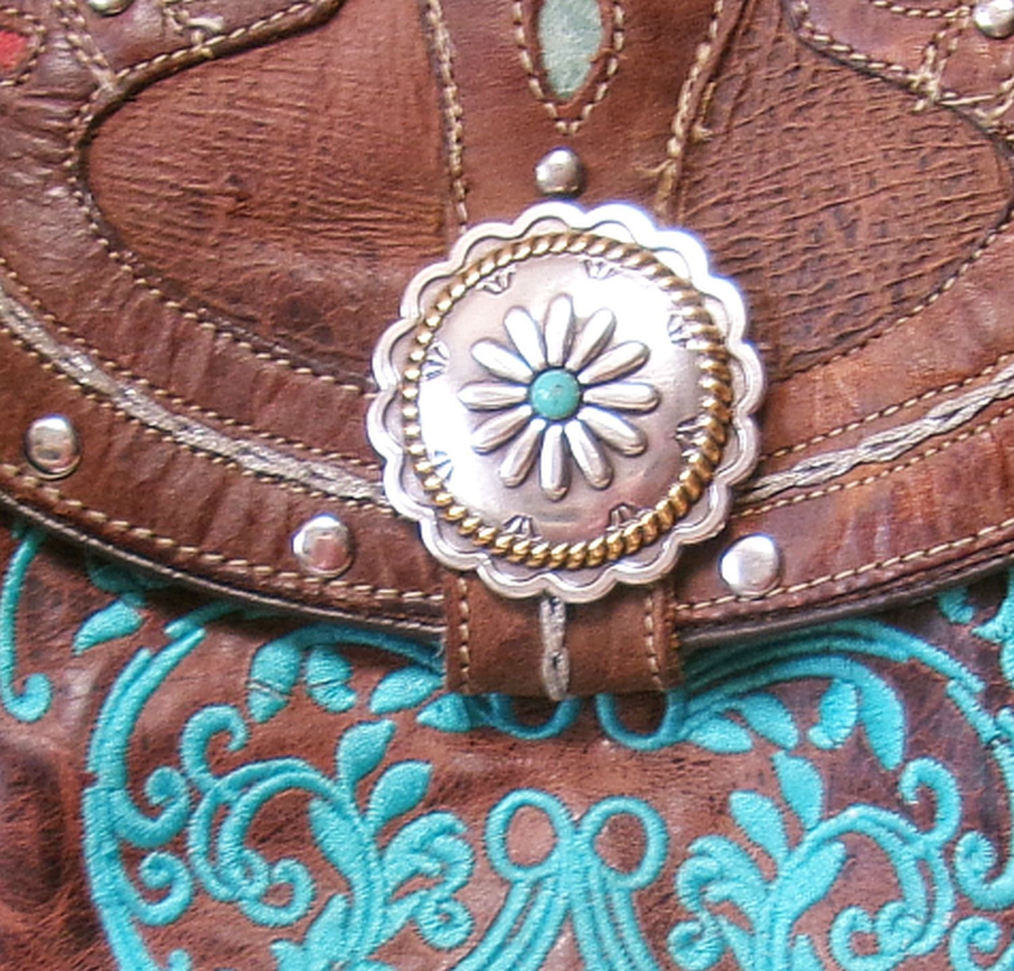 Double Cowboy Boot Purse DB369
