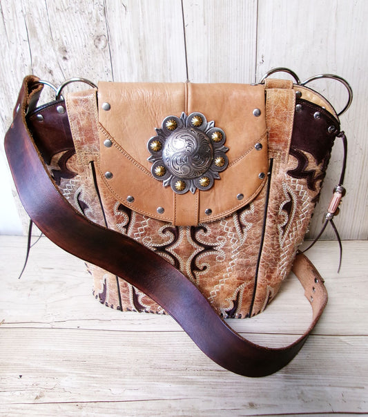 Double Cowboy Boot Purse DB370