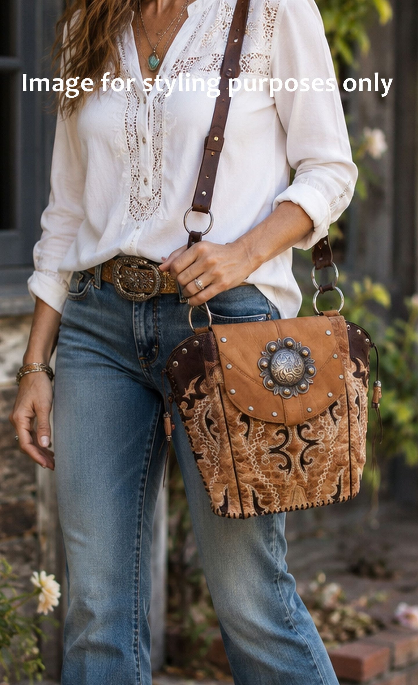 Double Cowboy Boot Purse DB370