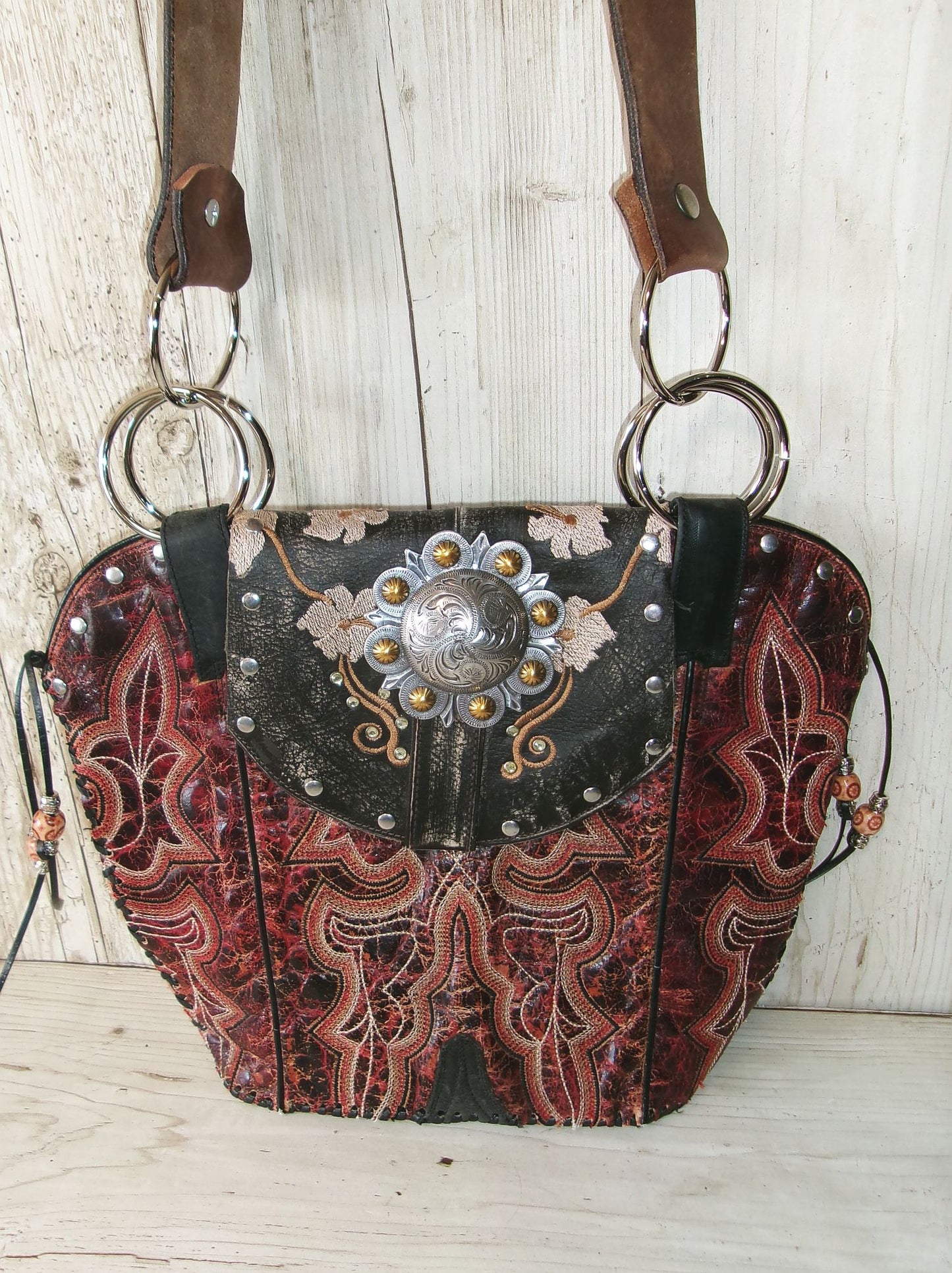 Double Cowboy Boot Purse DB372