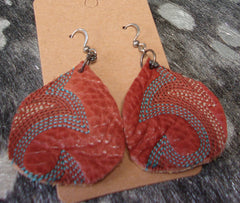 Leather Earrings ER38