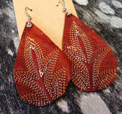 Leather Earrings ER48