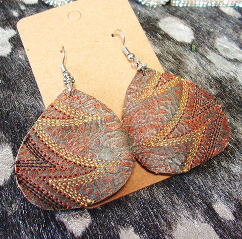 Leather Earrings ER55