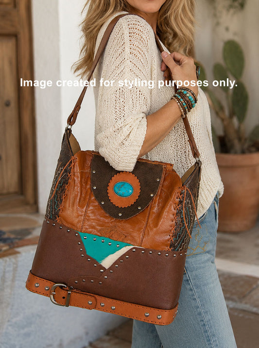 Cowboy Boot Business Tote LT37
